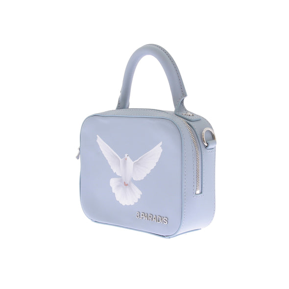 Sac à main en cuir bleu