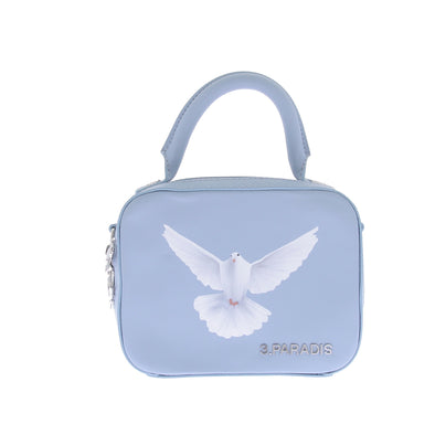 Sac à main en cuir bleu