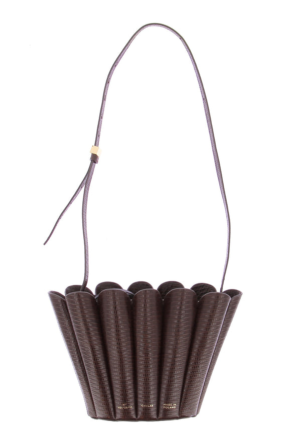 Sac à bandoulière en cuir marron