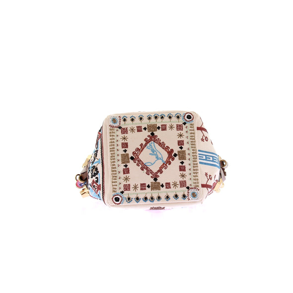 Sac à main brodé "Greekaba"