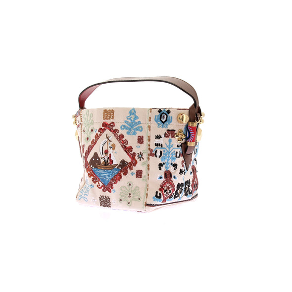 Sac à main brodé "Greekaba"
