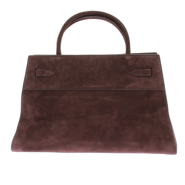 Sac cabas en daim marron