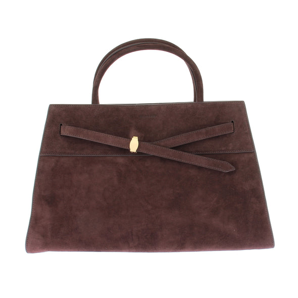 Sac cabas en daim marron