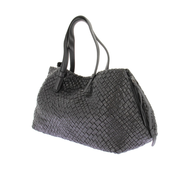 Sac Cabas en cuir tressé