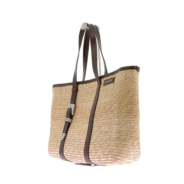 Sac cabas en raphia