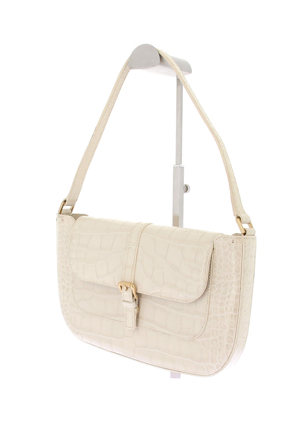 Sac porté épaule crème