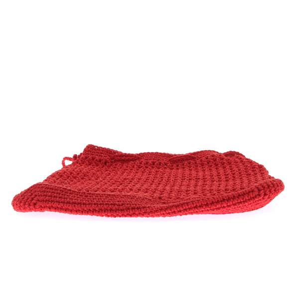 Sac en crochet rouge