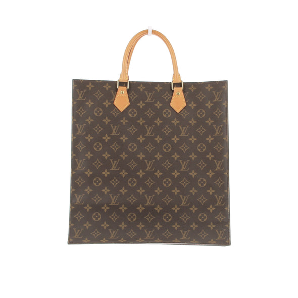 Sac "Plat" en toile monogrammé