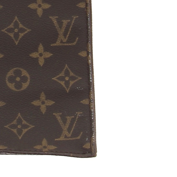 Sac "Plat" en toile monogrammé