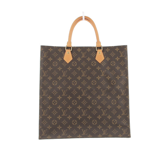 Sac "Plat" en toile monogrammé