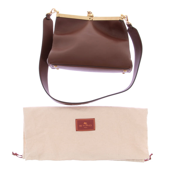Sac en cuir camel "Vela"