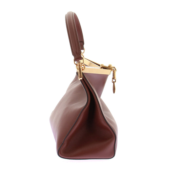 Sac en cuir camel "Vela"