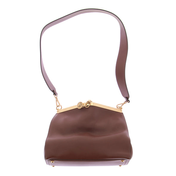 Sac en cuir camel "Vela"