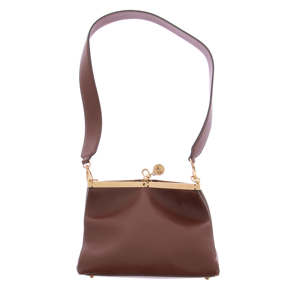 Sac en cuir camel "Vela"