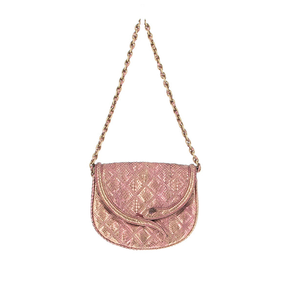 Sac en cuir rose