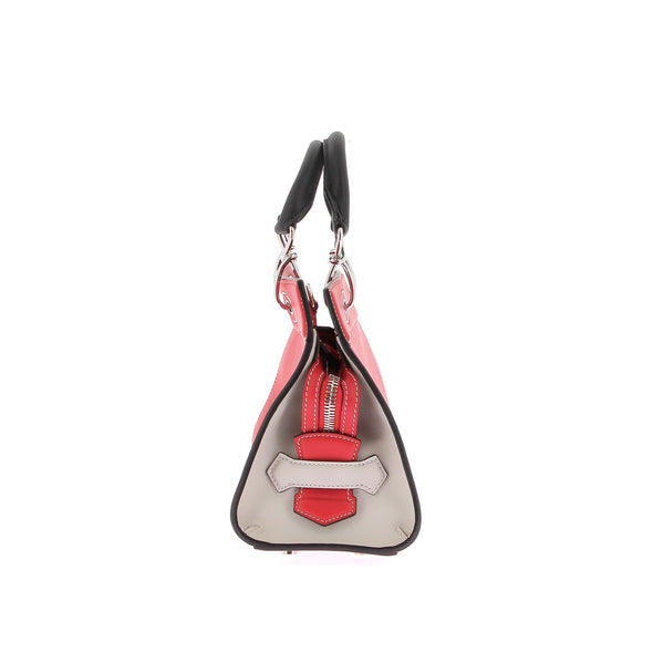 Sac en cuir rouge