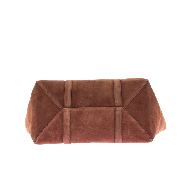 Sac Cabas en daim "Gabin" marron
