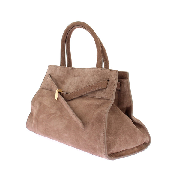 Sac à main en daim marron