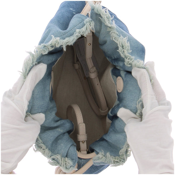 Sac en denim "Flamenco Knot"