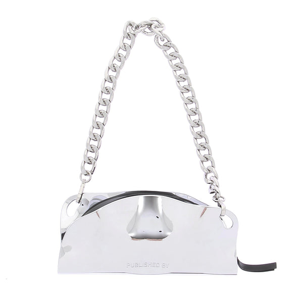 Sac porté épaule en métal "Mayzie"