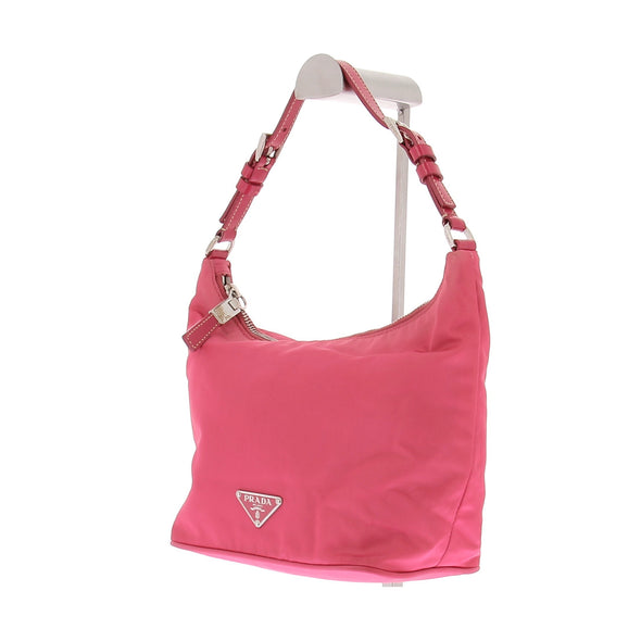 Sac à main en nylon rose