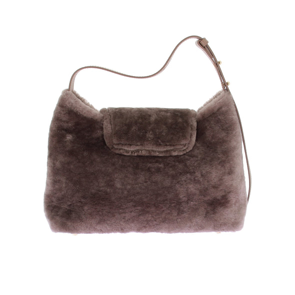 Sac à main en peau lainée