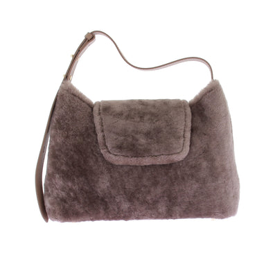 Sac à main en peau lainée