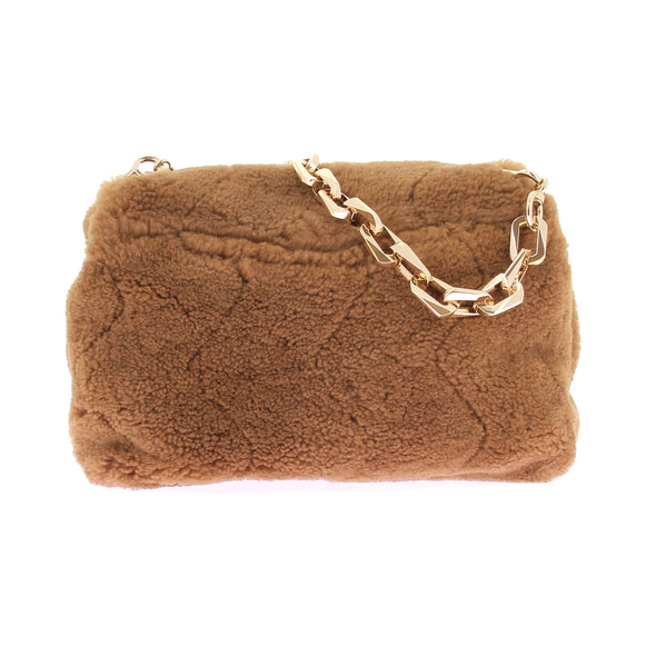 Sac à main en shearling