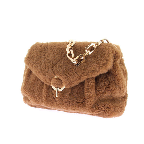 Sac à main en shearling