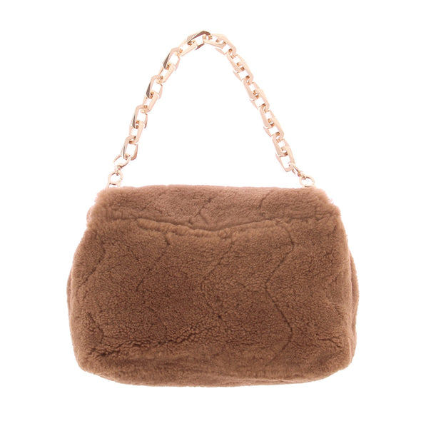 Sac à main en shearling