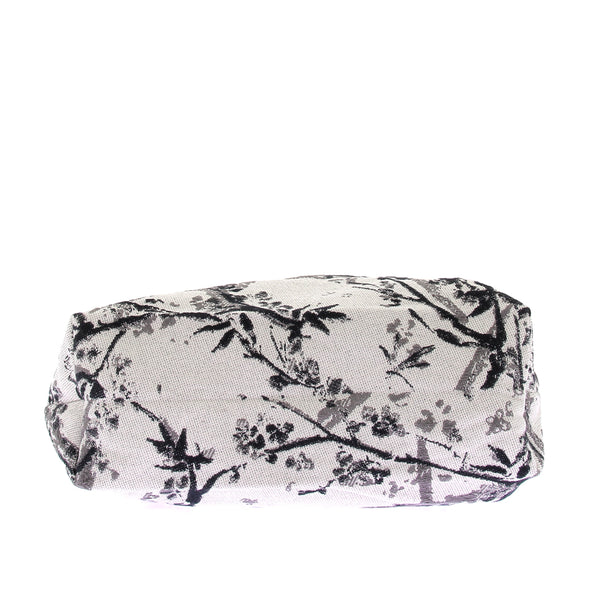 Tote bag en tissu noir et blanc
