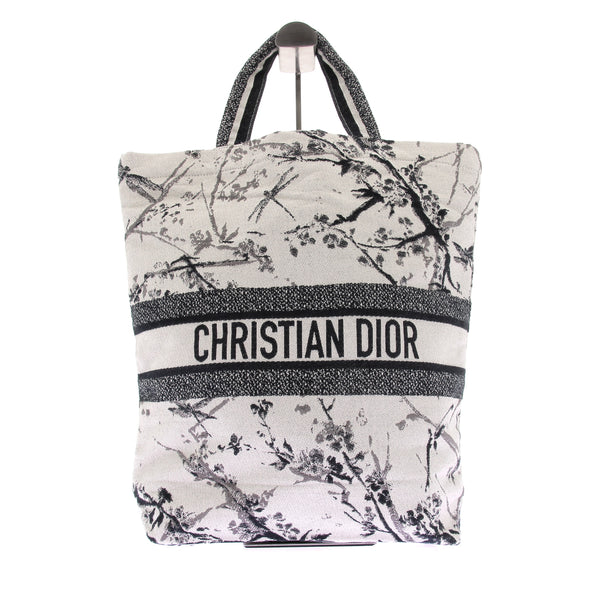 Tote bag en tissu noir et blanc