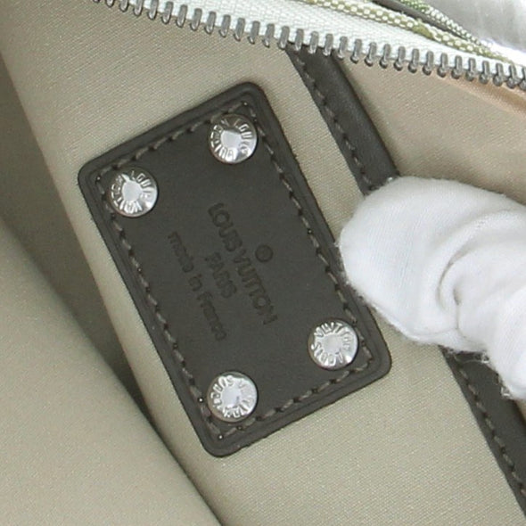 Sac à main en toile et empiècement