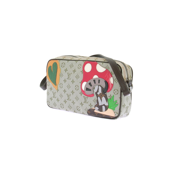 Sac à main en toile et empiècement