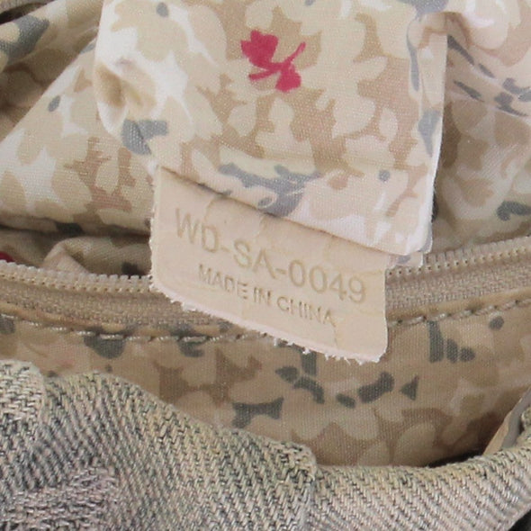 Sac à main en denim et cuir