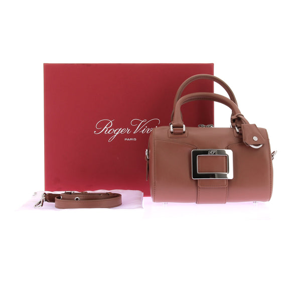 Sac à main "Belle Vivier" marron