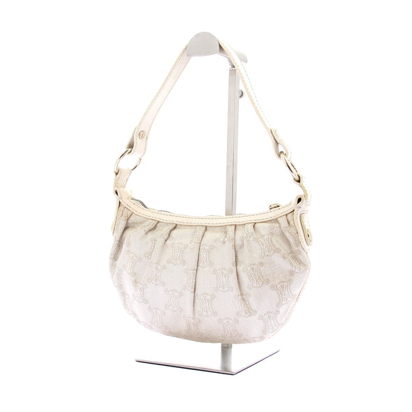 Sac à main en toile crème