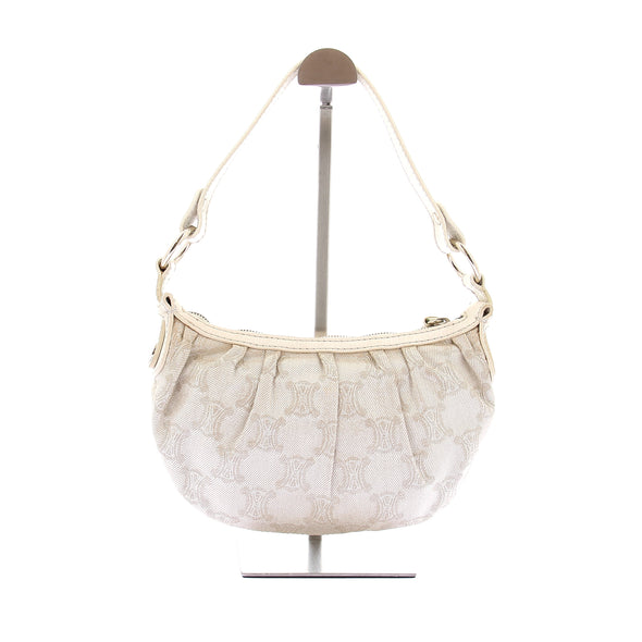 Sac à main en toile crème