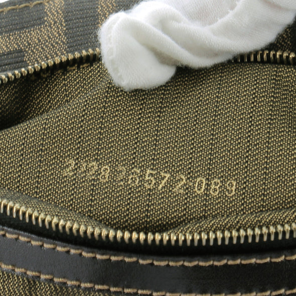 Sac à main en toile monogrammé