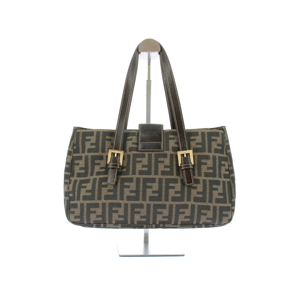 Sac à main en toile monogrammé