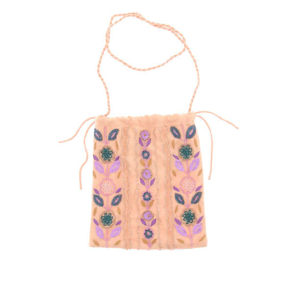 Pochette brodée de perles "Zeniba"