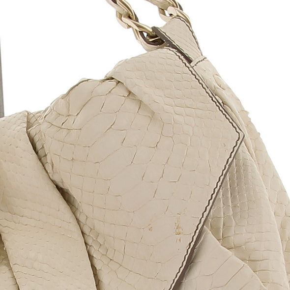 Sac à main en cuir de python