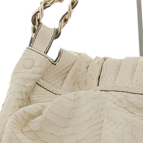 Sac à main en cuir de python