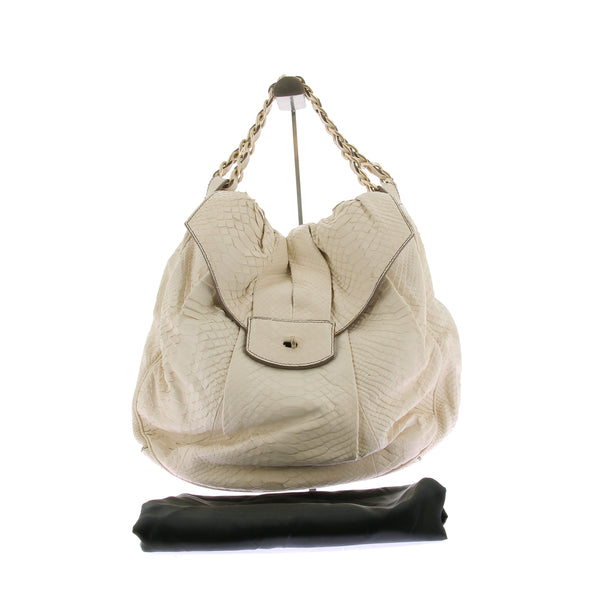 Sac à main en cuir de python