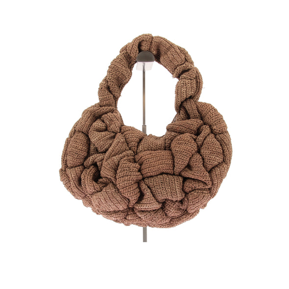 Sac porté épaule en raphia