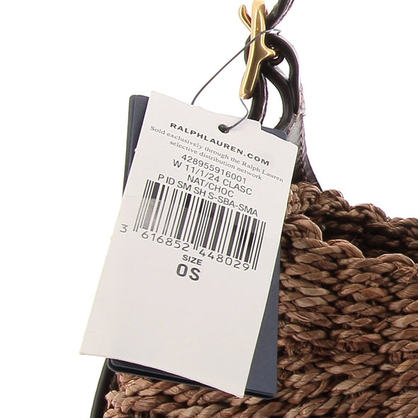 Petit sac "Shoulder Polo ID" en raphia