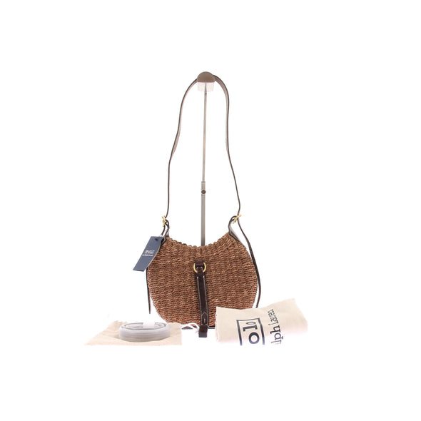 Petit sac "Shoulder Polo ID" en raphia