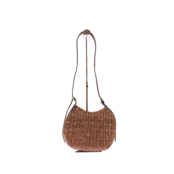 Petit sac "Shoulder Polo ID" en raphia