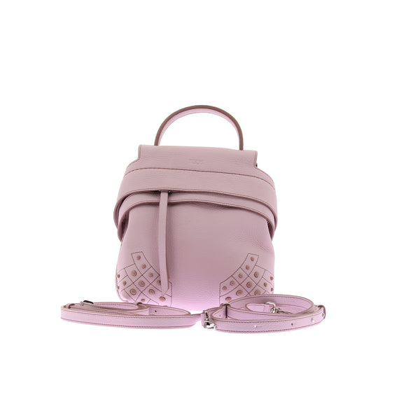 Sac en cuir rose "Gommini"