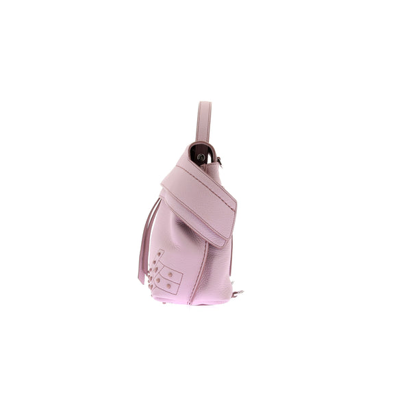 Sac en cuir rose "Gommini"
